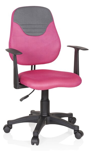 OTOČNÁ ŽIDLE PRO MLÁDEŽ, šedá, pink MID.YOU - Online Only psací stoly & židle, Online Only