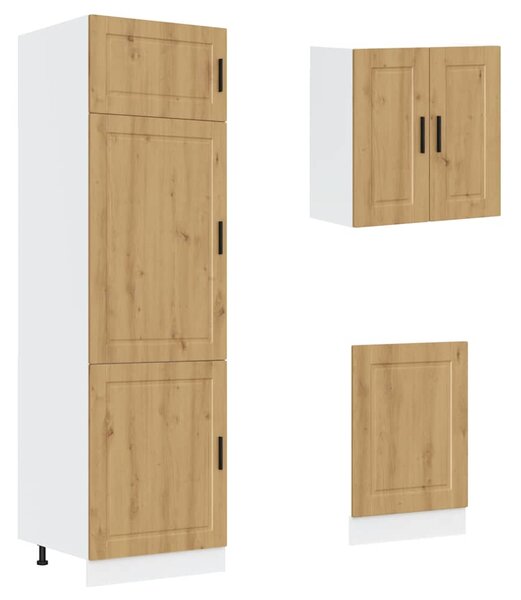 8dílná sada kuchyňských skříněk "Kalmar" dub artisan kompozit 3314820
