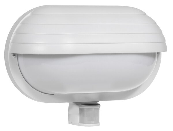 HADEX RIO venkovní nástěnné svítidlo s čidlem 1xE27/60W/230V/IP44, bílá barva