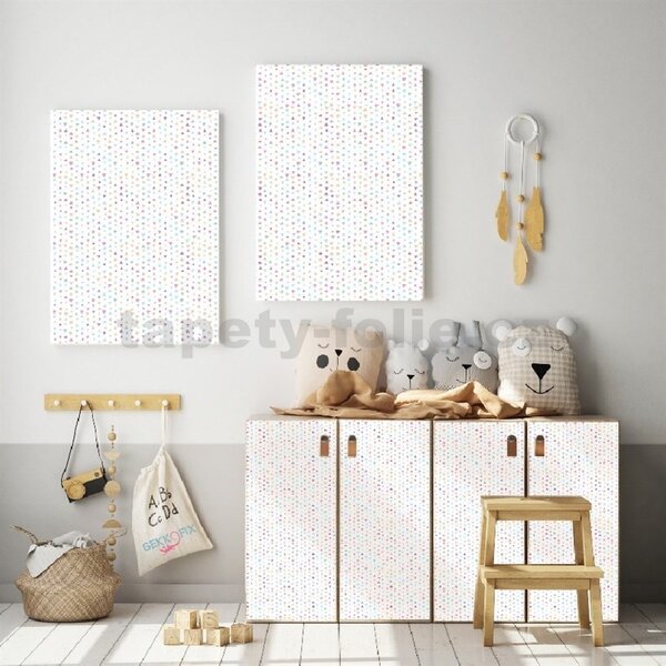 Samolepící fólie CONFETTI 45 cm x 2 m GEKKOFIX 14050 samolepící tapety