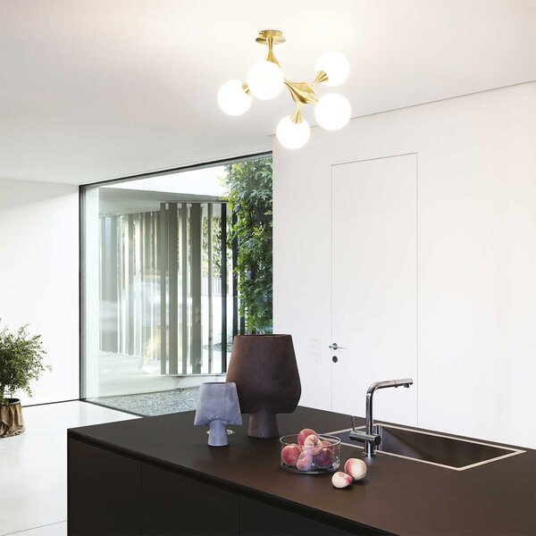 Ideal lux Nodi E14 přisazené stropní svítidlo Chromová