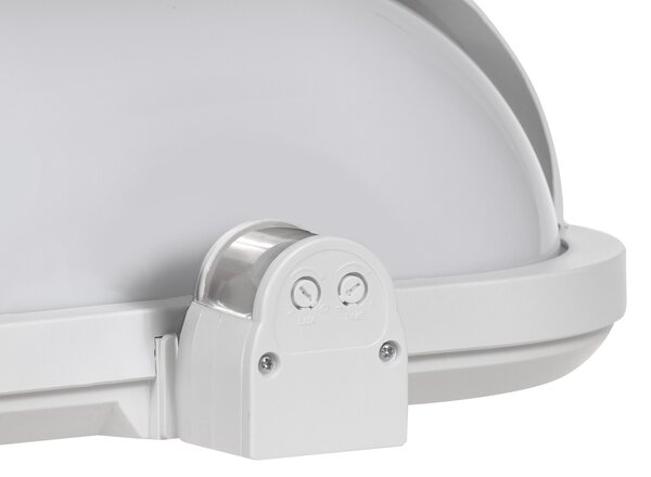 HADEX RIO venkovní nástěnné svítidlo s čidlem 1xE27/60W/230V/IP44, bílá barva