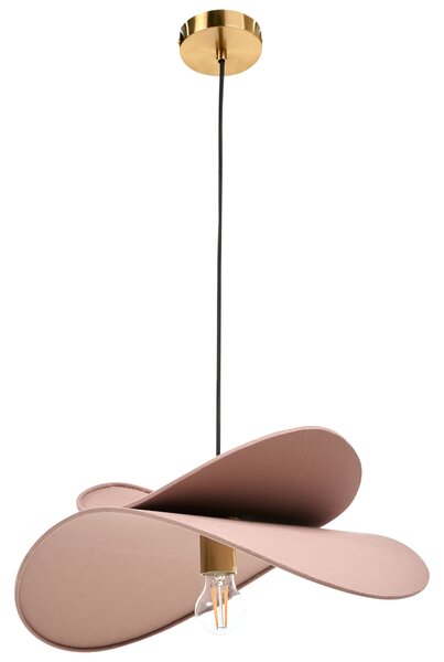 Závěsná lampa MASCOTA Len Světle hnědá