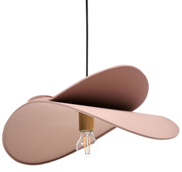 Závěsná lampa MASCOTA Len Světle hnědá