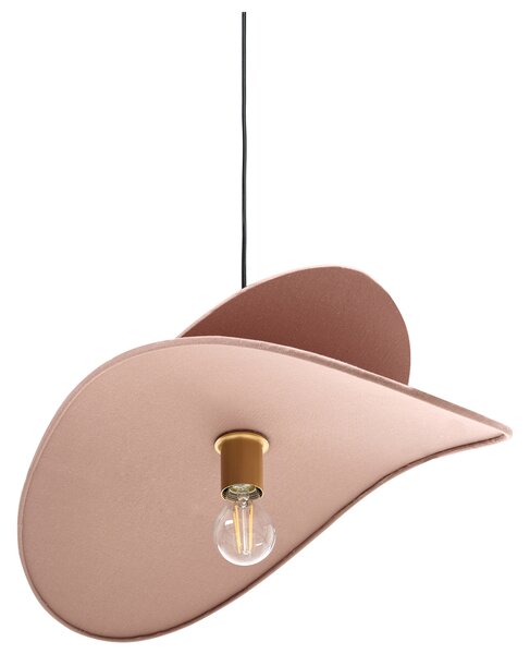 Závěsná lampa MASCOTA Len Světle hnědá