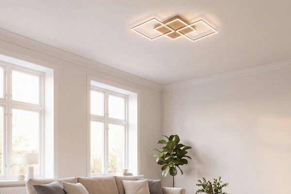 STROPNÍ LED SVÍTIDLO, 100/49,5/5,8 cm Novel - Stropní svítidla