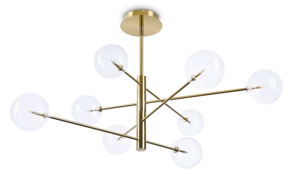 Ideal lux Equinoxe G4 závěsný lustr Chromová8Čiré