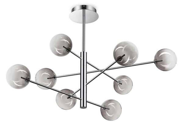Ideal lux Equinoxe G4 závěsný lustr Chromová8Čiré