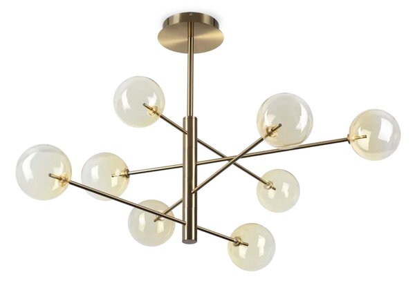 Ideal lux Equinoxe G4 závěsný lustr Chromová8Čiré