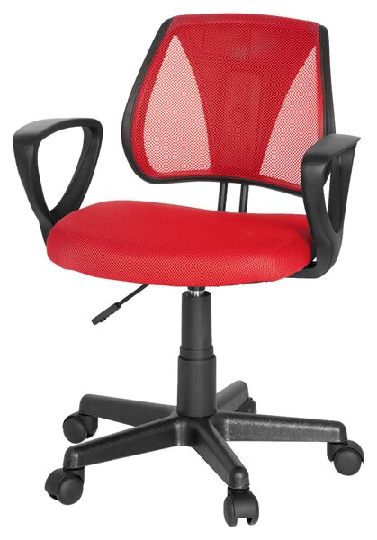 OTOČNÁ ŽIDLE PRO MLÁDEŽ, červená MID.YOU - Online Only psací stoly & židle, Online Only