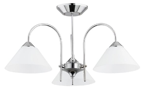 Přisazený lustr TAPER 3xE27/15W/230V lesklý chrom