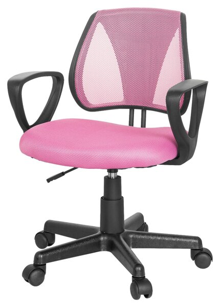 OTOČNÁ ŽIDLE PRO MLÁDEŽ, pink MID.YOU - Online Only psací stoly & židle, Online Only
