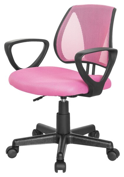 OTOČNÁ ŽIDLE PRO MLÁDEŽ, pink MID.YOU - Online Only psací stoly & židle, Online Only