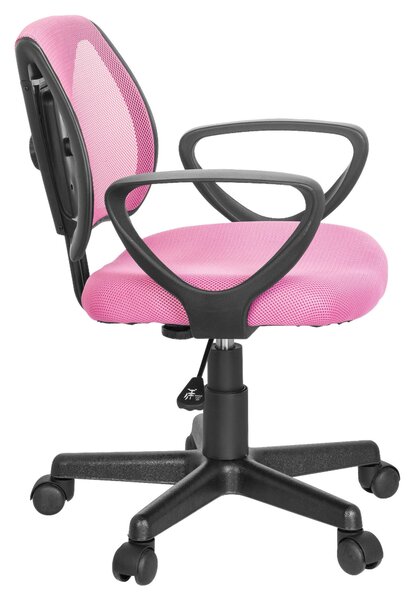 OTOČNÁ ŽIDLE PRO MLÁDEŽ, pink MID.YOU - Online Only psací stoly & židle, Online Only