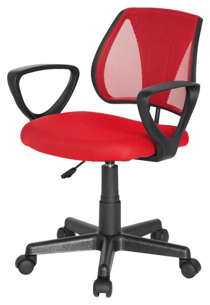 OTOČNÁ ŽIDLE PRO MLÁDEŽ, červená MID.YOU - Online Only psací stoly & židle, Online Only