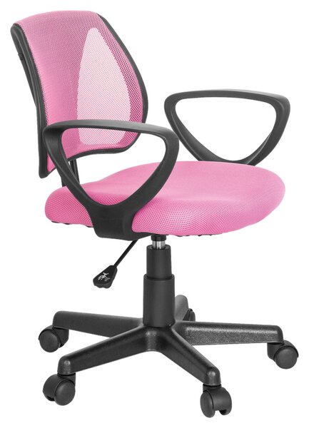 OTOČNÁ ŽIDLE PRO MLÁDEŽ, pink MID.YOU - Online Only psací stoly & židle, Online Only
