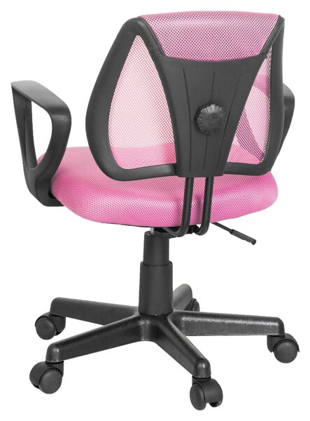 OTOČNÁ ŽIDLE PRO MLÁDEŽ, pink MID.YOU - Online Only psací stoly & židle, Online Only