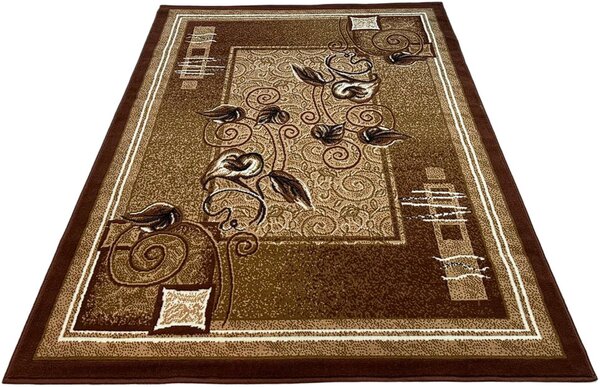 HU Hnědý klasický koberec Shiraz Bcf Kalia-braz Rozměr: 60x110 cm