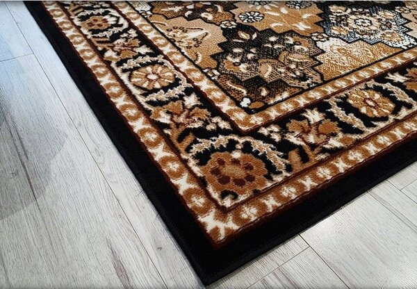 HU Hnědo-černý klasický koberec Shiraz Bcf Aztek Rozměr: 50x80 cm