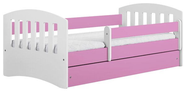 POSTEL PRO DĚTI A MLÁDEŽ 80/140 cm, bílá, pink MID.YOU - Dětské pokoje sestavy, Online Only