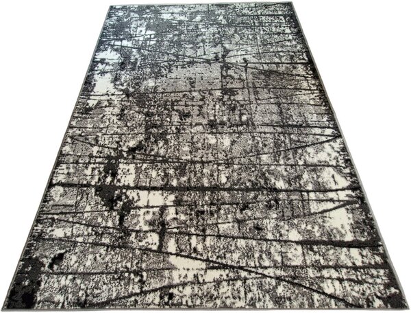 HU Šedý klasický koberec Shiraz Bcf Bodkovany – šedý Rozměr: 80x150 cm