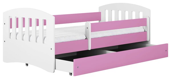 POSTEL PRO DĚTI A MLÁDEŽ 80/140 cm, bílá, pink MID.YOU - Dětské pokoje sestavy, Online Only