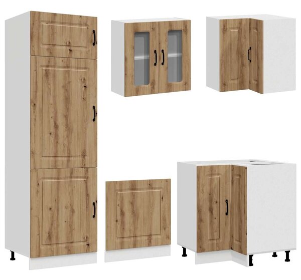 14dílná sada kuchyňských skříněk "Kalmar" dub artisan kompozit 3314980