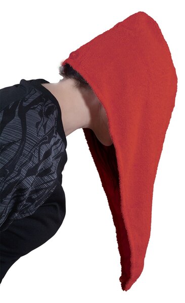 Rychleschnoucí turban na vlasy RENA červený