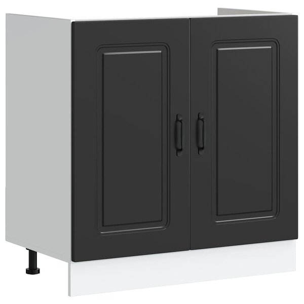 Kuchyňská skříň Kalmar Černá 80 x 46 x 81,5 cm Kompozitní dřevo 3315002