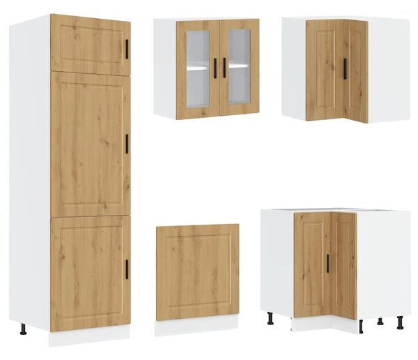 14dílná sada kuchyňských skříněk "Porto" dub artisan kompozit 3315000