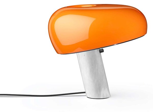 Flos Snoopy E27 stolní mramorové svítidlo Oranžová