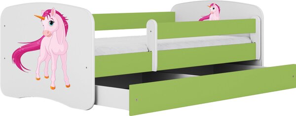 POSTEL PRO DĚTI A MLÁDEŽ 80/160 cm, zelená, bílá MID.YOU - Dětské pokoje sestavy, Online Only