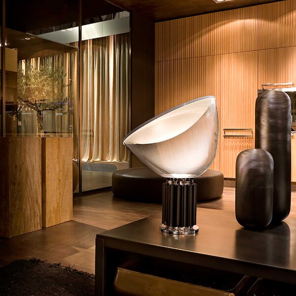 Flos Taccia LED ikonická stolní lampa Černá485mm
