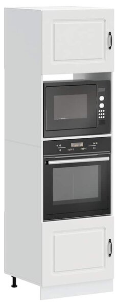 Skříňky na troubu 2 ks "Kalmar" bílý kompozitní dřevo 3315031
