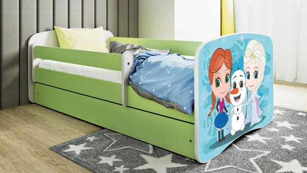 POSTEL PRO DĚTI A MLÁDEŽ 80/160 cm, zelená, bílá MID.YOU - Dětské pokoje sestavy, Online Only