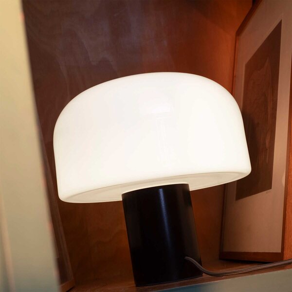 Flos Bellhop Glass T E27 stolní skleněné svítidlo Bílá