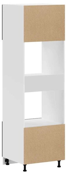 Pečící skříňky 2 ks "Lucca" černé, z umělého dřeva 3315042