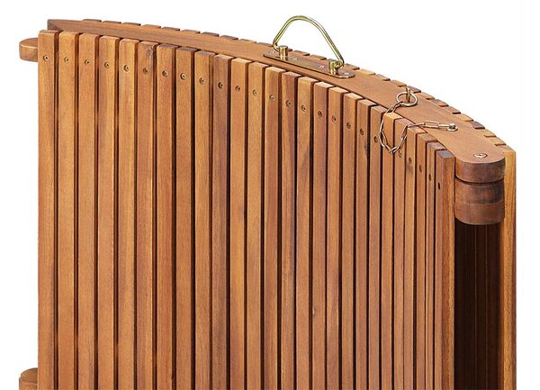Casaria Ergonomické lehátko z akáciového dřeva