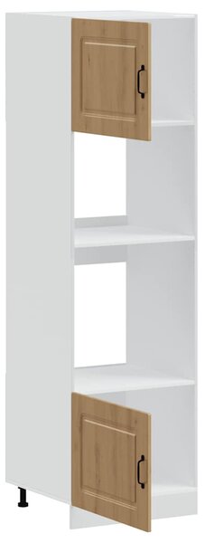 Skříňky na troubu 2 ks "Kalmar" Artisan Dub, dřevěné uhlí 3315040