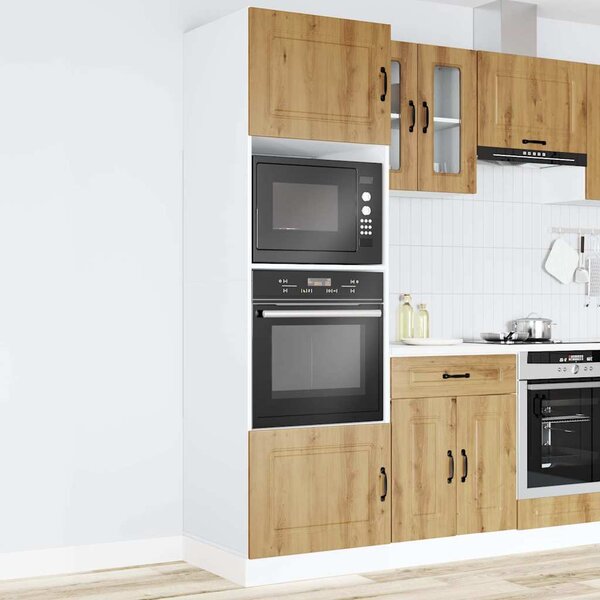 Skříňky na troubu 2 ks "Kalmar" Artisan Dub, dřevěné uhlí 3315040