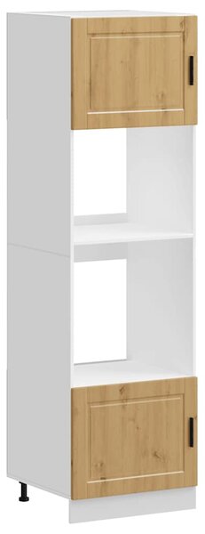 Skříňky na troubu 2 ks "Porto" dub artisan kompozitní dřevo 3315060
