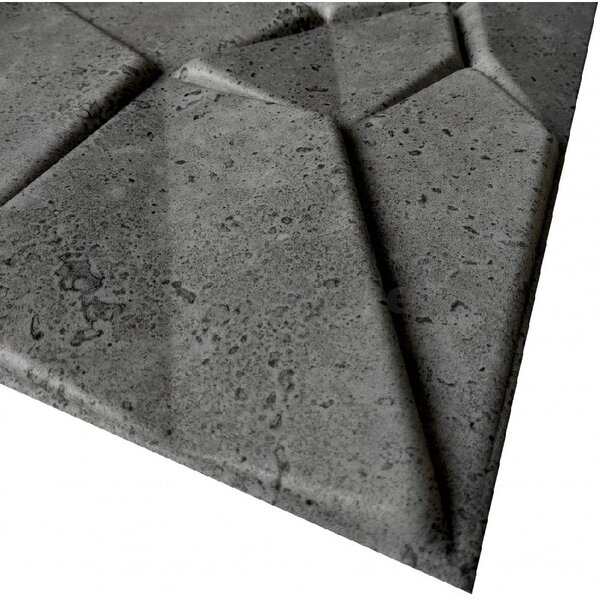 3D panel 0032, rozměr 50 cm x 50 cm, MERKUR šedý, IMPOL TRADE