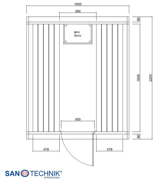 SUDOVÁ SAUNA Sanotechnik, Online Only