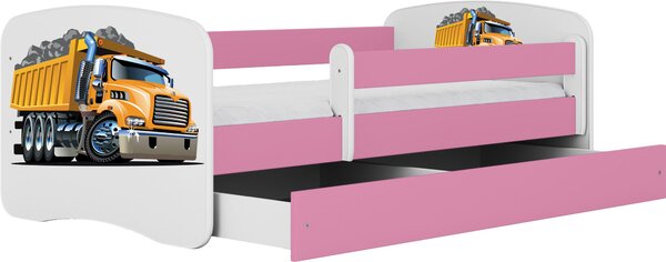 POSTEL PRO DĚTI A MLÁDEŽ 80/160 cm, bílá, pink MID.YOU - Dětské pokoje sestavy, Online Only
