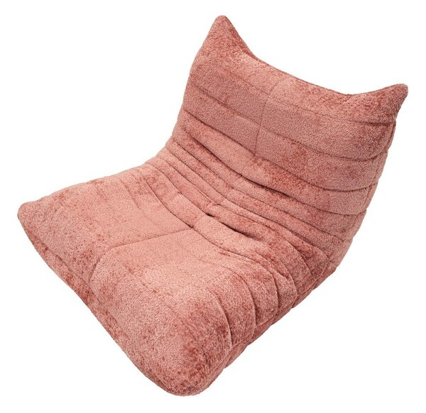 Růžový sedací vak z textilie bouclé Mask – Mauro Ferretti