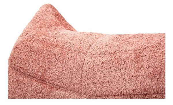Růžový sedací vak z textilie bouclé Mask – Mauro Ferretti