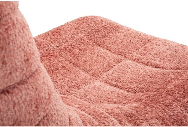 Růžový sedací vak z textilie bouclé Mask – Mauro Ferretti