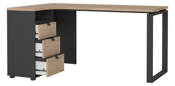 Pracovní stůl s deskou v dubovém dekoru 100x150 cm Sign – Tvilum