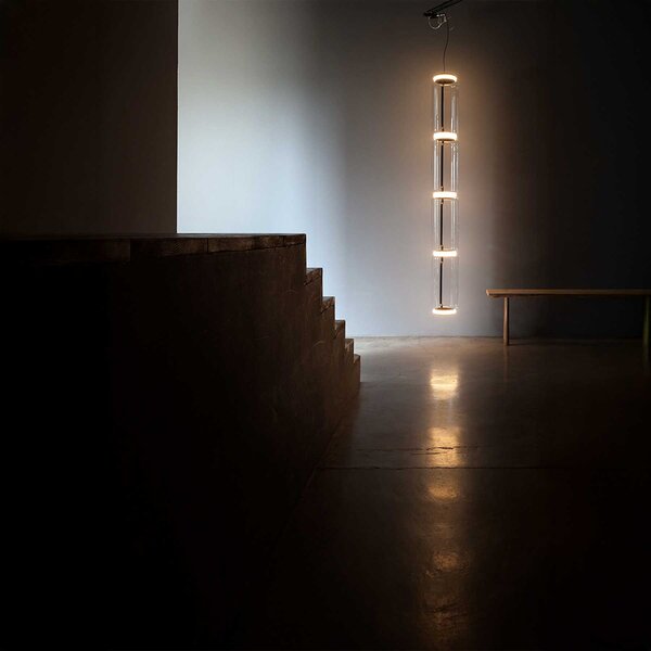 Flos Noctambule LED závěsné skleněné svítidlo 6500mm