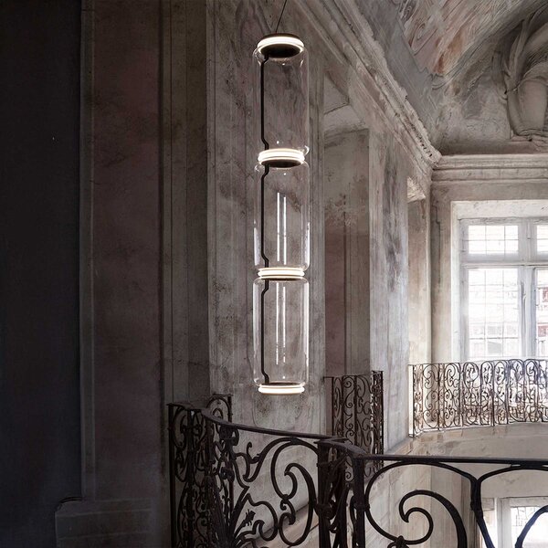 Flos Noctambule LED závěsné skleněné svítidlo 6500mm
